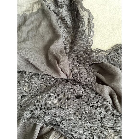 Vtg Seductive Wear By Cinema Etoile Sheer Lace Babydoll Lingerie XL Whimsigoth - Picture 8 of 8